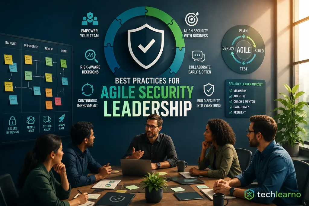 best practices for agile security leadership