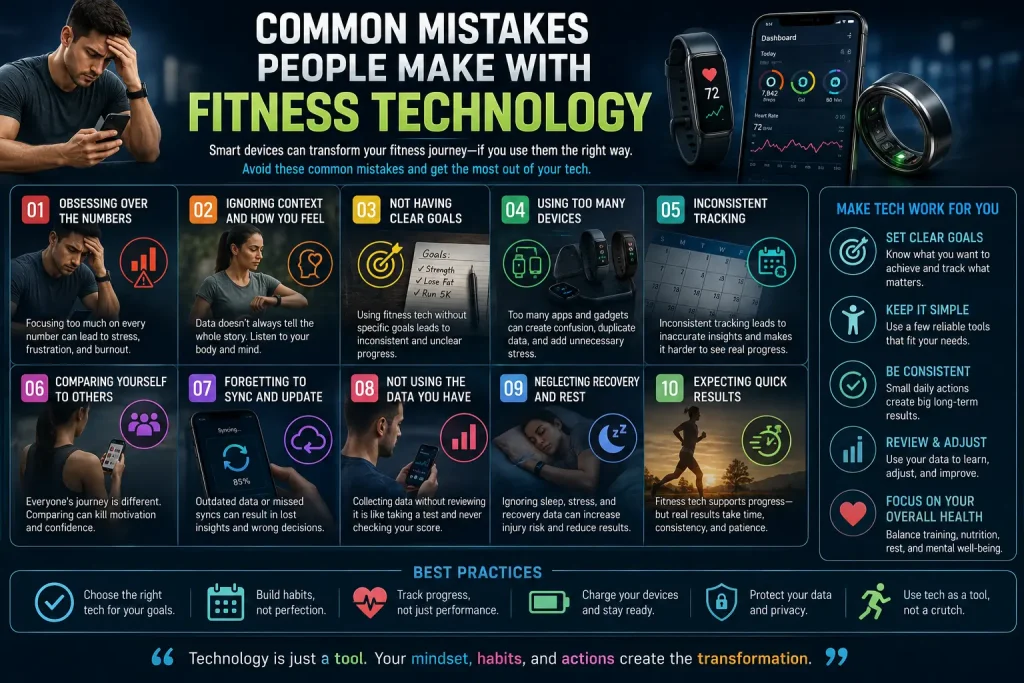 common mistakes people make with fitness technology