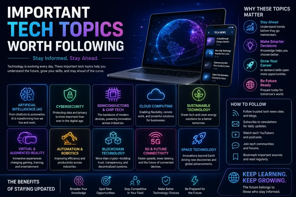 important tech topics worth following