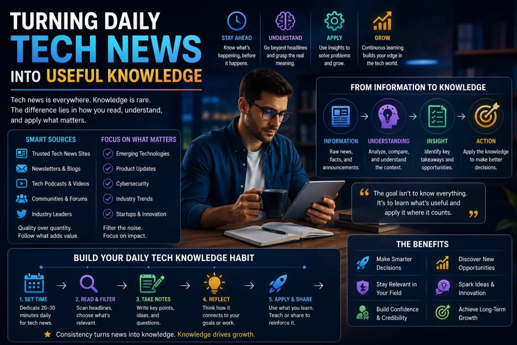 turning daily tech news into useful knowledge